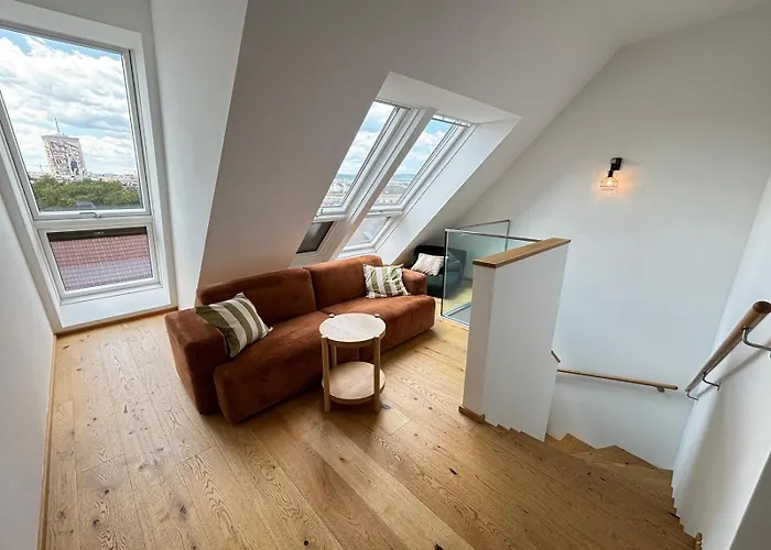 Orestaliving - Penthouse In 2nd District With View * Wien